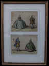 Deux gravures de mode (Antiquit&eacute;s 32, antiquaire � Larressingle dans le Gers)